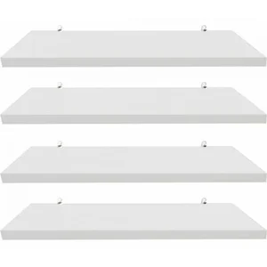 Kit 04 Regale 30 cm weiße MDF Nischen Zimmer Zimmer Küche Badezimmer Dekoration 8 Hauptverkaufsnischen in MDF - №1