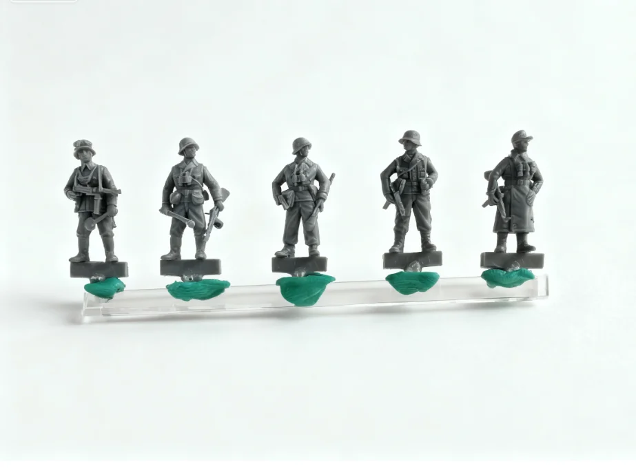 

Precision 1/72 Resin Model Kit Gk - Unpainted Throwing 4-Person Soldier Models for Collectors And Hobbyists