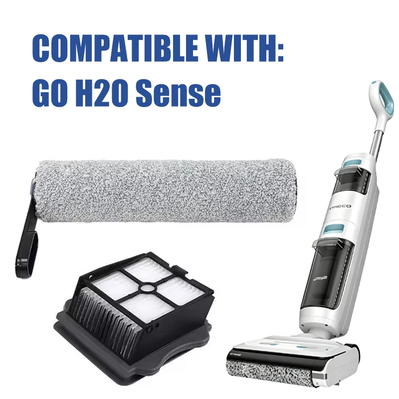 Zubehör für Tineco GO H20 Sense kabellose Bodenwaschmaschine Bürstenrolle Hepa-Filter Wischstreifen Ersatzteile – Detail 2