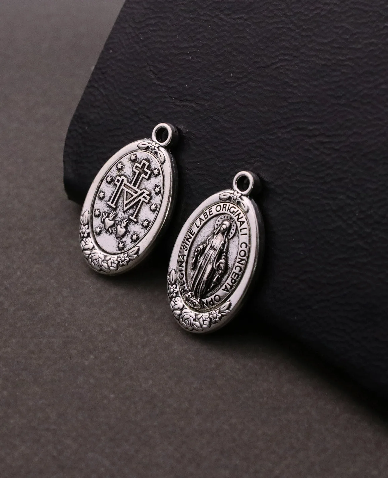10Pcs Medalla Milagrosa Pendant Catholic Our Lady Virgin Mary Charms DIY Making Necklace Ornaments Jewelry Accessories view 5