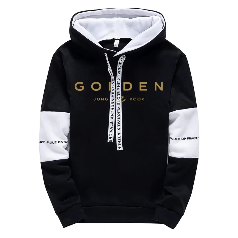 Sudadera con capucha de Fans de Jung Kook para todas las estaciones, sudaderas deportivas informales de uso diario para mujer, sudadera con capucha de K-pop 2025, ropa de calle para mujer