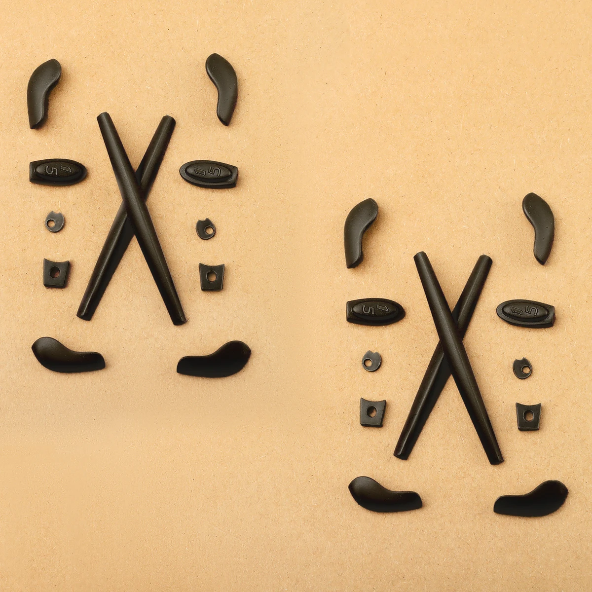 

Rubber Kit Replacement Ear Socks Nose Pads for Oakley X Squared Eyeglasses Frame