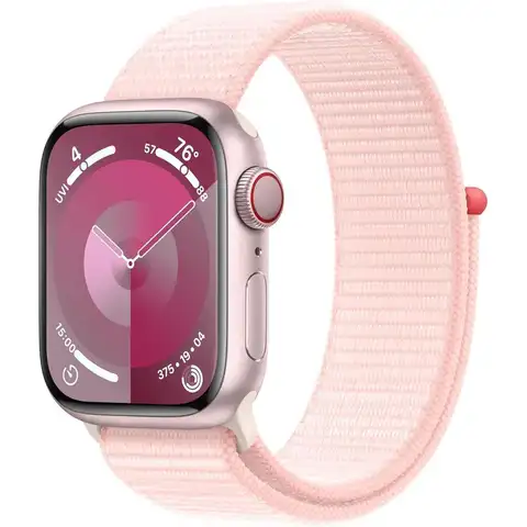 Apple / Watch Series 9 45mm / A2984 / Pink Aluminum /Unlocked/ Grade 1-4  Good Condition Genuine Refurbished Unlocked, Includes Charging Cable