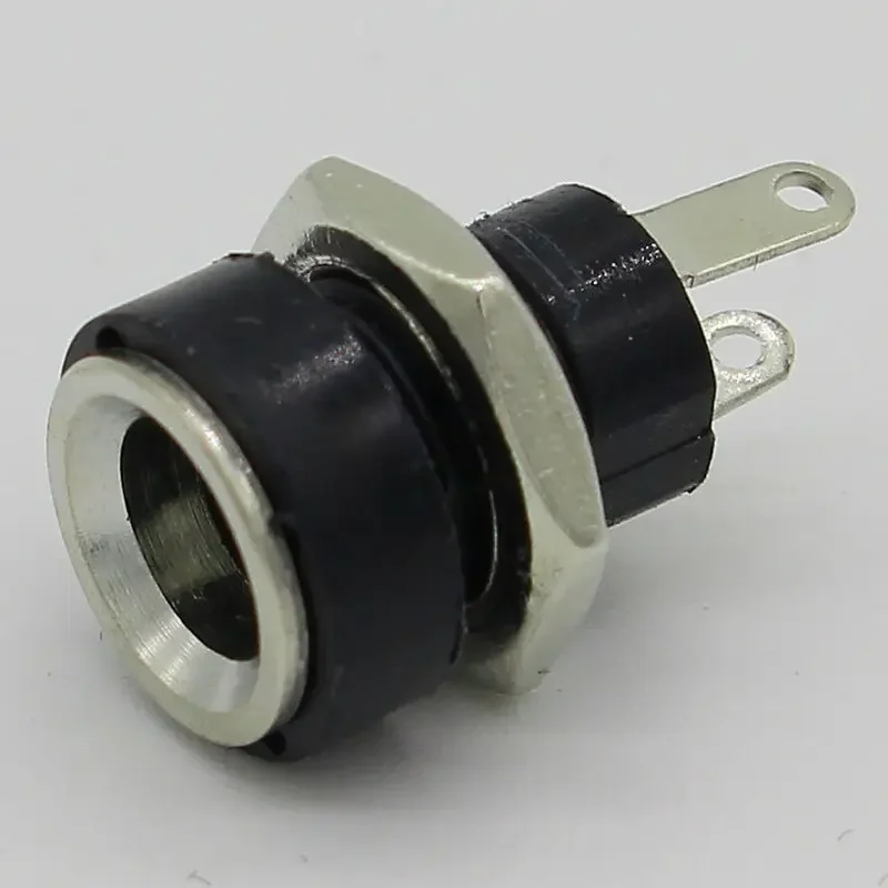 Conector hembra de alimentación de CC de 2,1x5,5mm, 5 unidades + adaptador de enchufe macho, 5 unidades