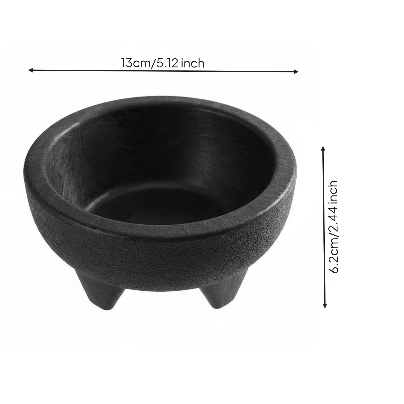 Durable Synthetic Salad Bowl 10 Oz Mexican Salsa Sauce Bowl Matte Surface Tableware for Fast Service Dining