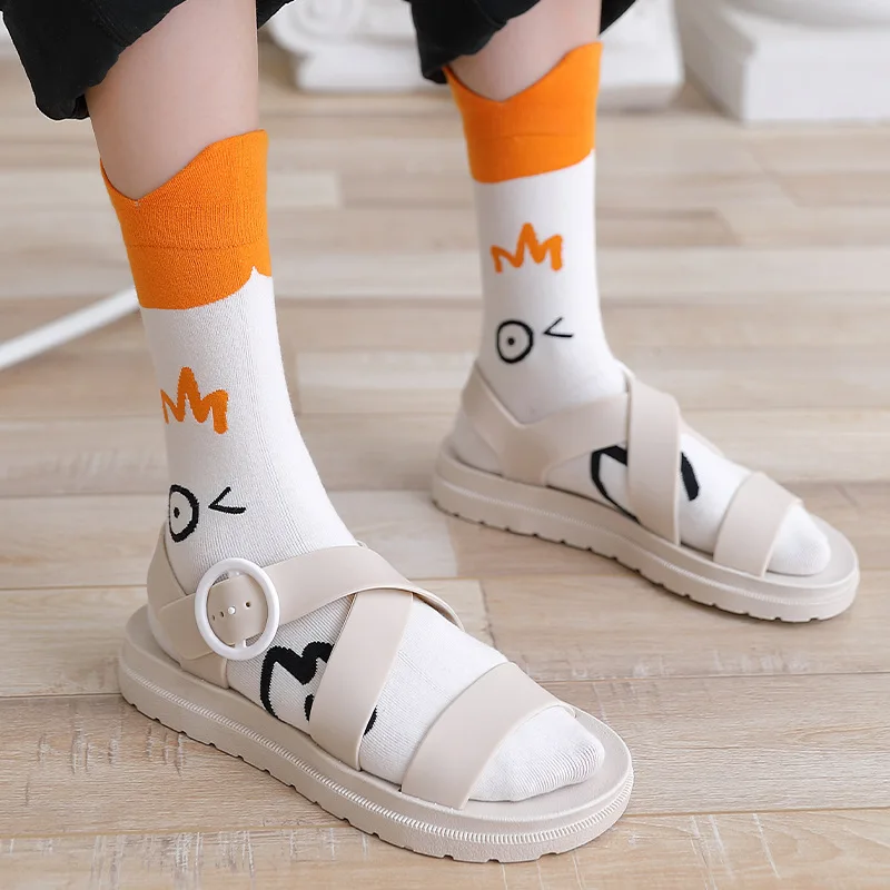 

Goose Head Funny Socks Women Cute Ladies Creative Socks Cartoon Animal Kawaii Happy Sock Duck Japanese Harajuku 2024 New Fashion