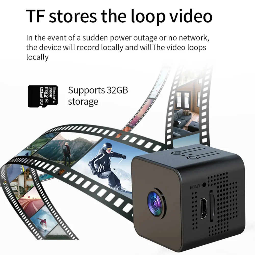 X1 Wifi Mini Camera 1080P HD IP Camera Home Security Magnetic Wireless Mini Camcorder Micro Video Surveillance Camera