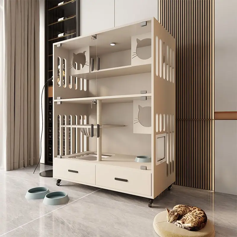 

Cat villa oversized free space cat cage
