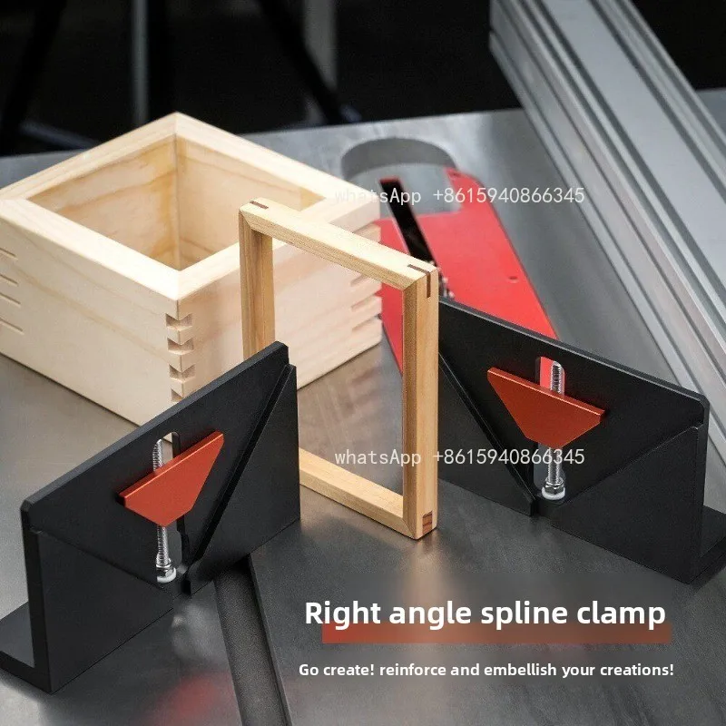 Right-angle spline fixture, photo frame drawer, dovetail tenon and mortise, saw table, trimmer, flip-flop woodworking tools