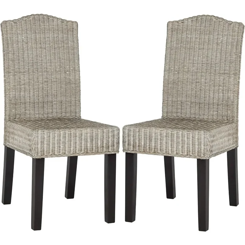 Home Collection Odette Grey Wicker Esszimmers tuhl