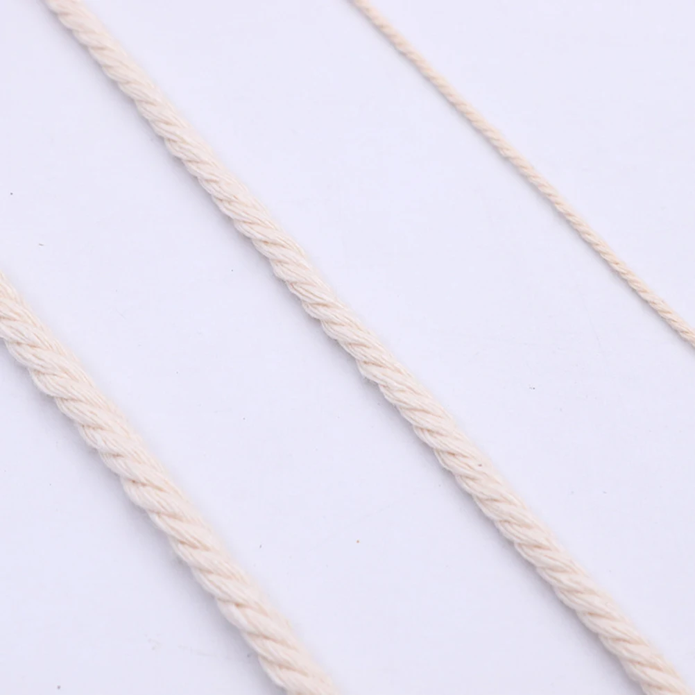 

Twine Rope Plant Clothes Rack for Crafts Jute Cotton Handicraft Diy Cord
