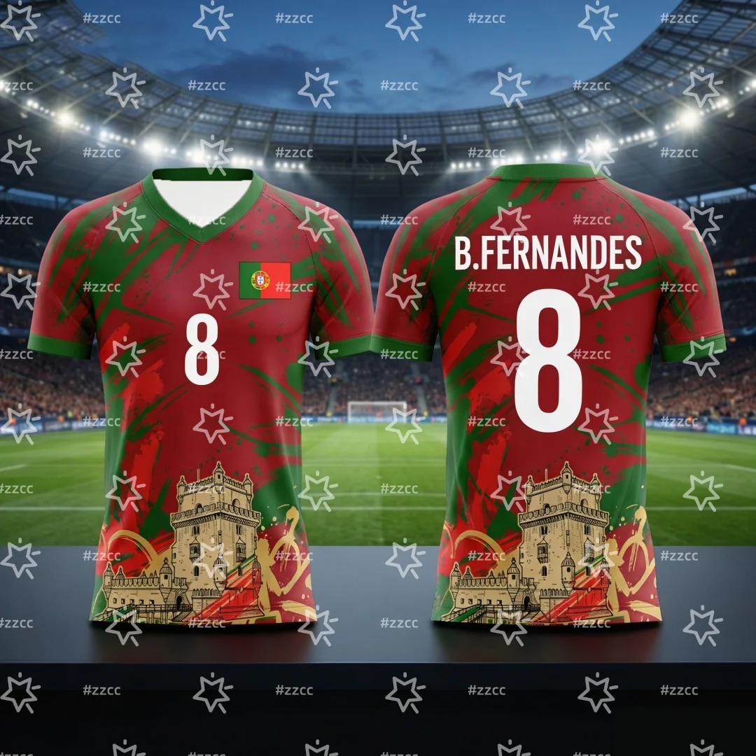 2026 Cristiano Ronaldo Football Jersey Portugal Fan Commemorative Jersey Sports Men's T-Shirt Kid's Woman's Tee ﻿cycling jersey view 6