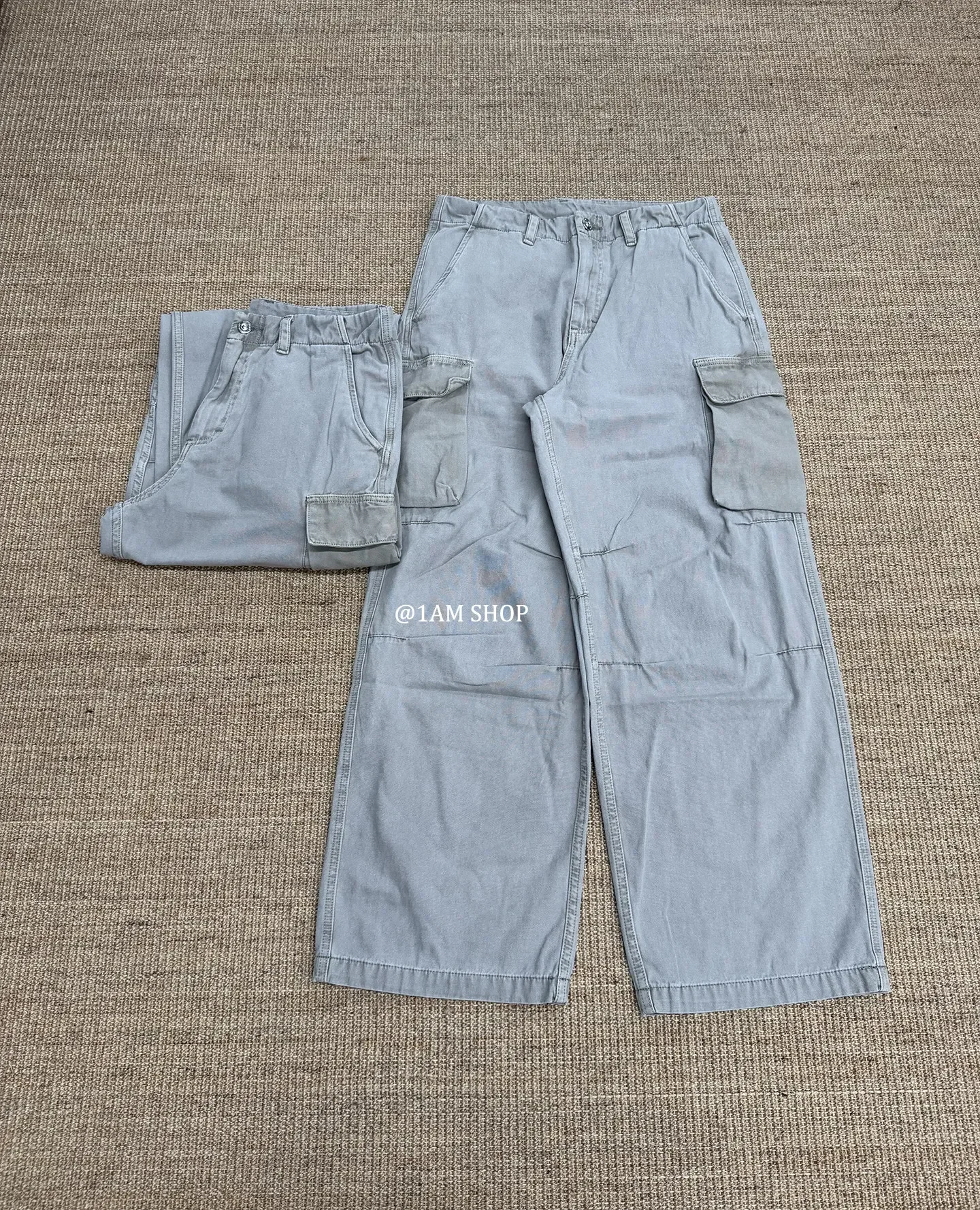 OL style 25ss washed old pocket casual pants