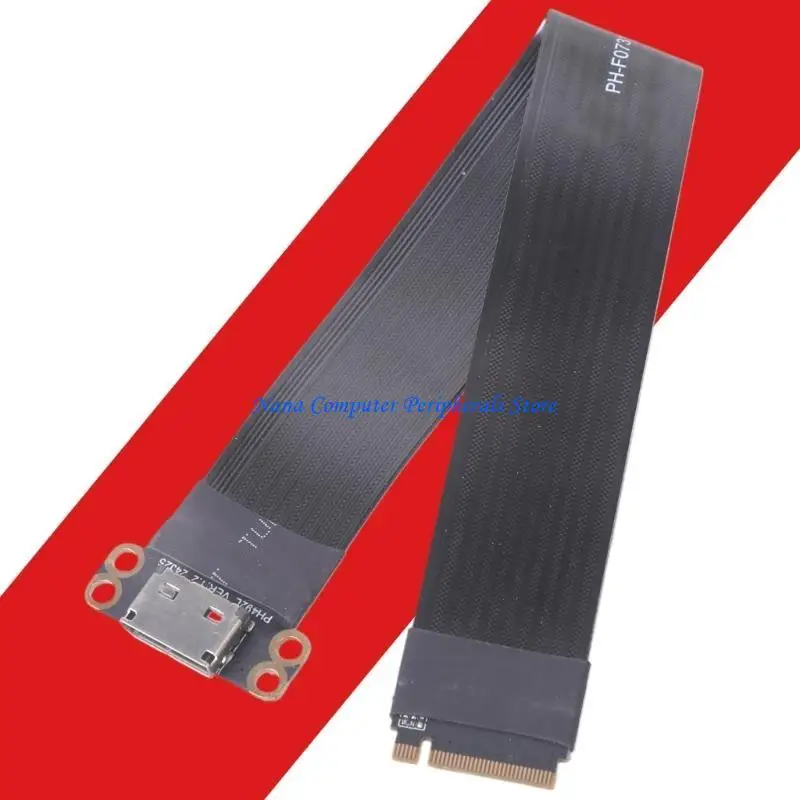 F68C 20cm M.2 NVME a Oculink SFF-8611 SFF-8612 Cable para fácil instalación y mejora las capacidades del sistema