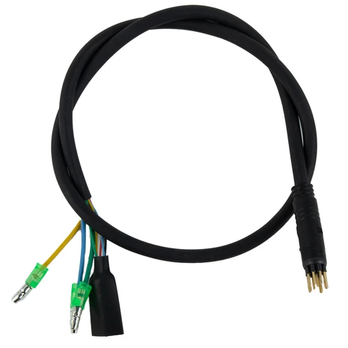 Imagen 2 del producto Cable de extensión de Motor de 9 pines para bicicleta eléctrica, línea de extensión de motores de cubo de rueda delantera y trasera Bafang, línea de conversión macho-hembra de 9 pines