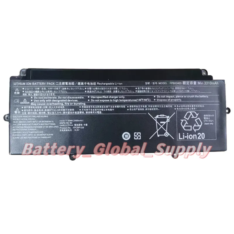 

FPB0339S FPCBP535 CP737633-01 3310A FPB0340S 14.4V 3490MAH battery