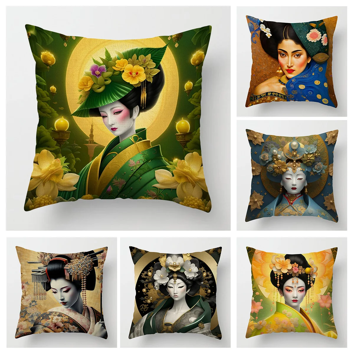 

Наволочка в японском стиле из дышащего хлопка и льна, декоративный чехол для дивана для гостиной, спальни, 45x45 см