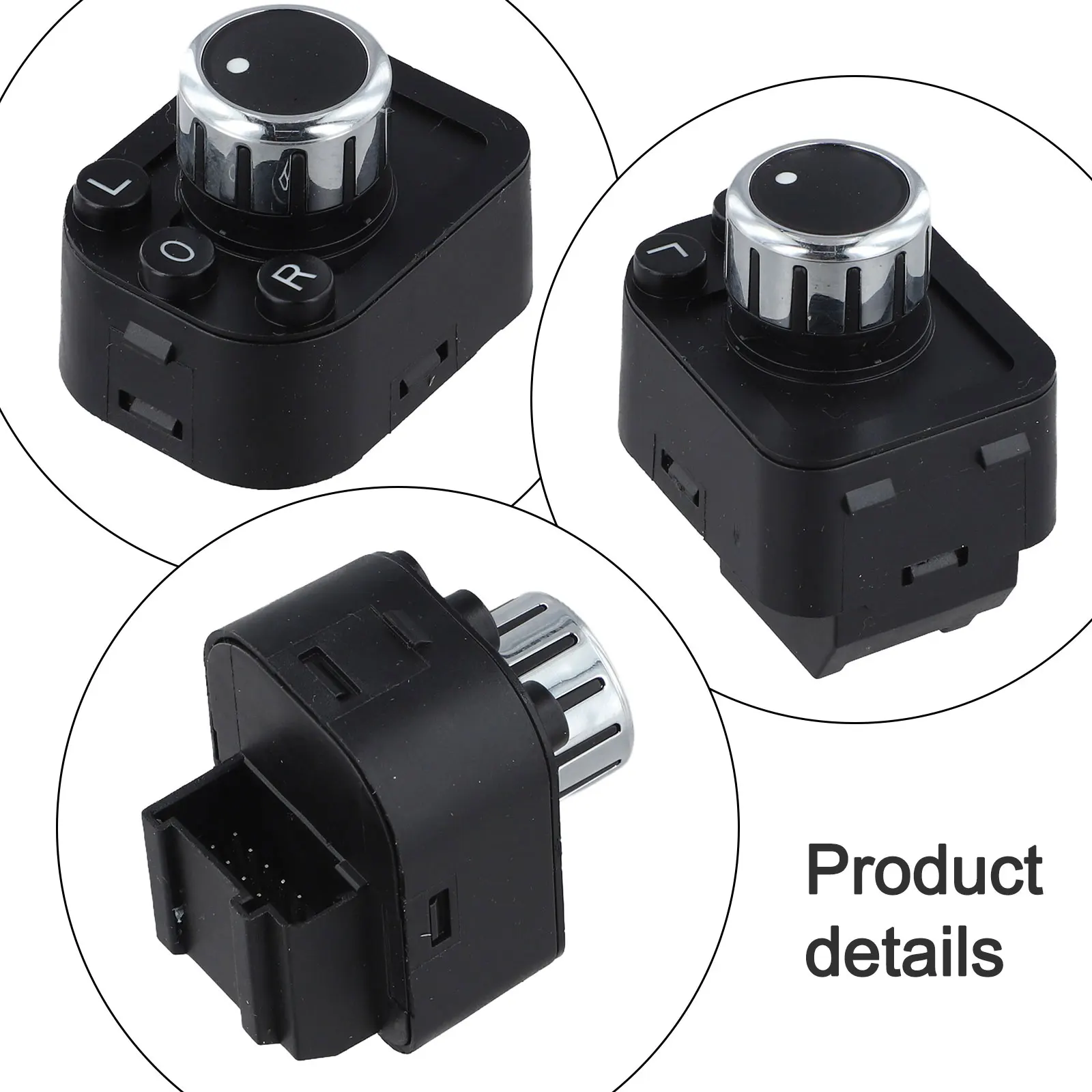 For Bora For Vehicles Adjustable Mirror Switch Mirror Control Switch Driving Safety Integrates With Vehicle Systems