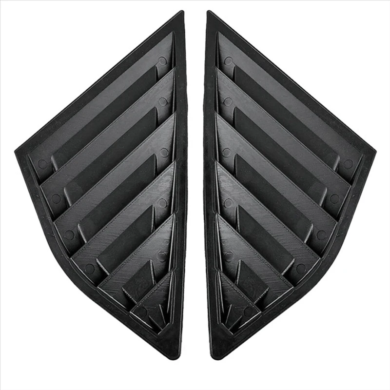 Rear Quarter Window Louvers For Ford Focus MK3 Hatchback 2012-2018 Parts Car Tunning Panel Side Air Vent Cover