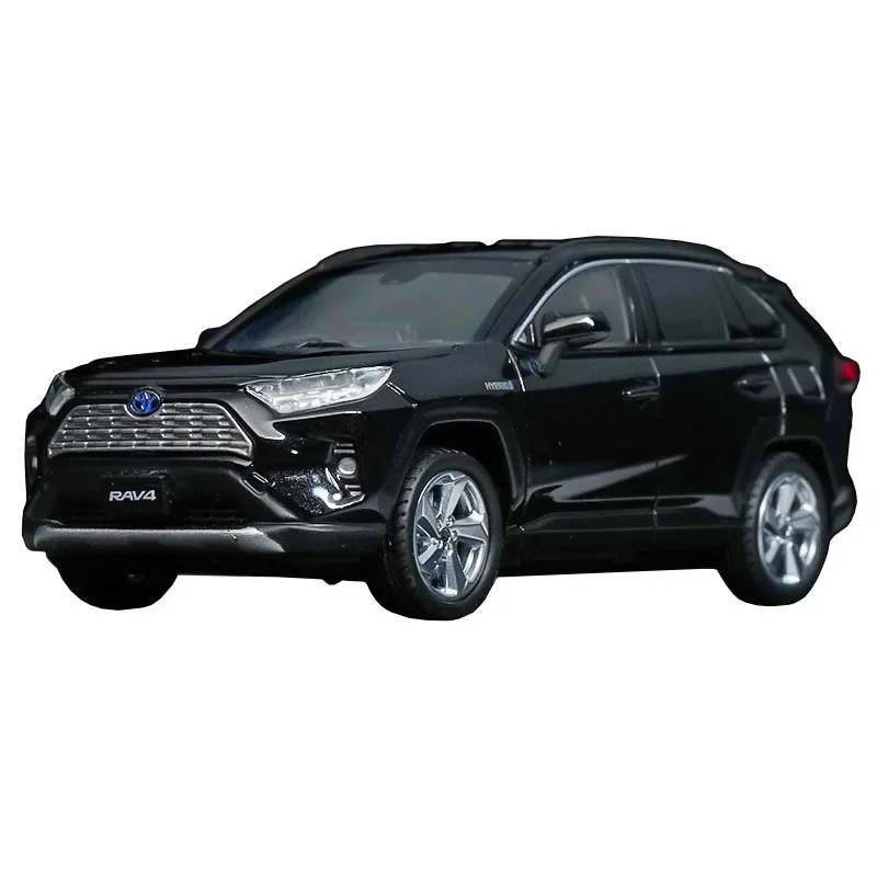 LCD 1:64 RAV4 Legering Simulatie Automodel Kleinschalige automodel Collectible Ornamenten Gift Diecast Legering Automodel Collectible