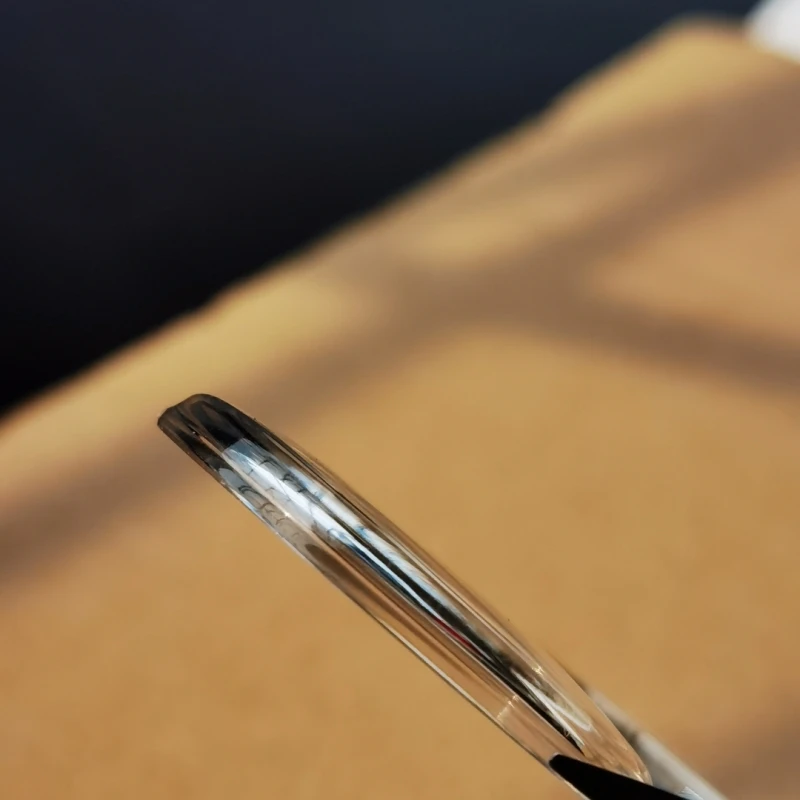 Acrylic Lid Shaped Watch Glass Front Cover 35.5mm for Watch Repair