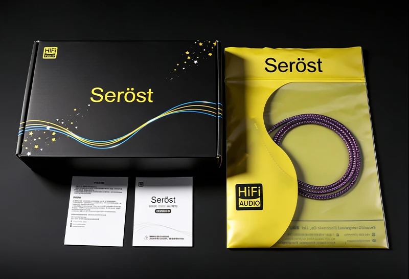 Serost Moon HiFi-Audiokabel aus Einkristallkupfer, 3,5-mm-Aux-Anschluss auf 3-Pin-Mini-XLR-Buchse für Verstärker, Musikplayer und Kopfhörer – Detail 7