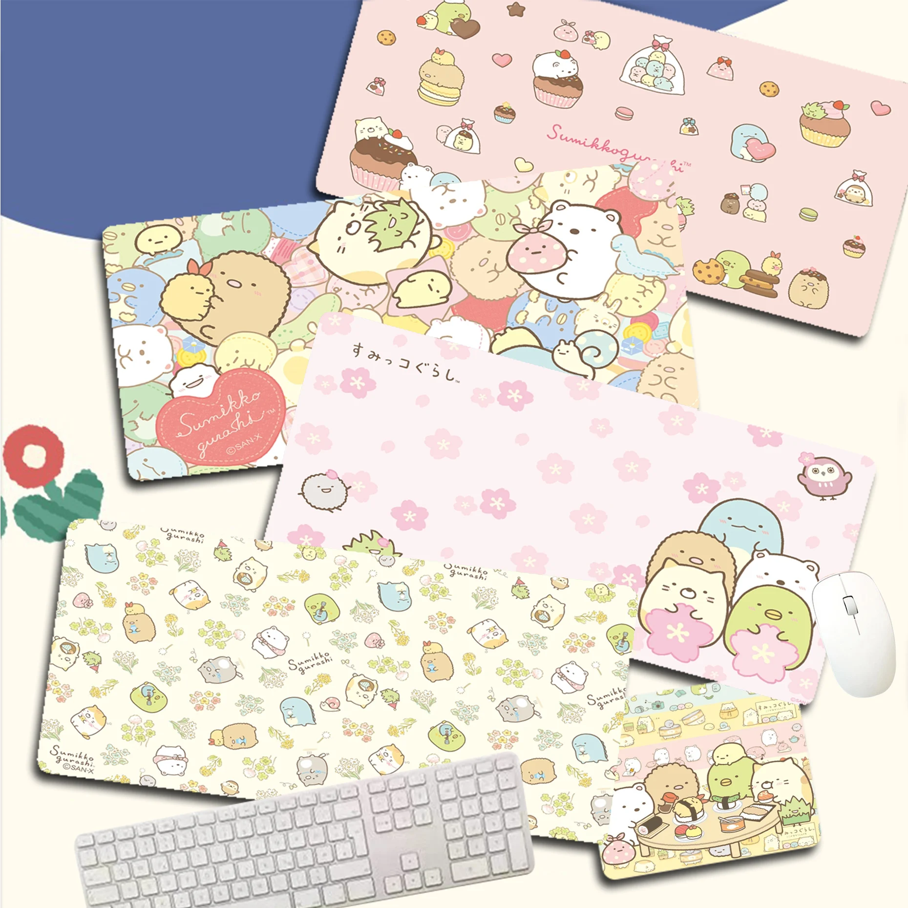 

Cartoon Sumikko Gurashi Mousepad Beautiful Durable Rubber Mouse Mat Pad Size For CSGO Game Player Desktop PC Computer Laptop