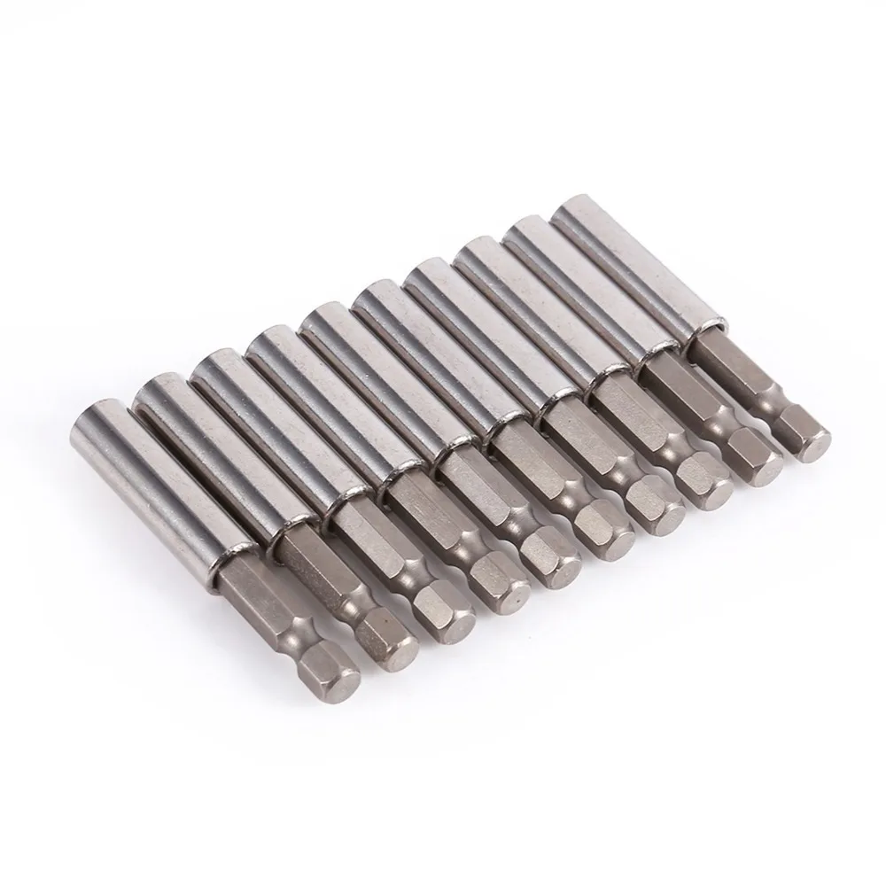 

10 PCS 1/4 Inch Hex Shank Magnetic Extension Bit Holder 60mm / 2.36 Inch Length Screwdriver Bit Driver Set