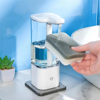 HRBAJ-Automatic Sensor Liquid Soap Dispenser - Smart Soap, Shampoo, And Body Wash Machine For Kitchen And Bathroom