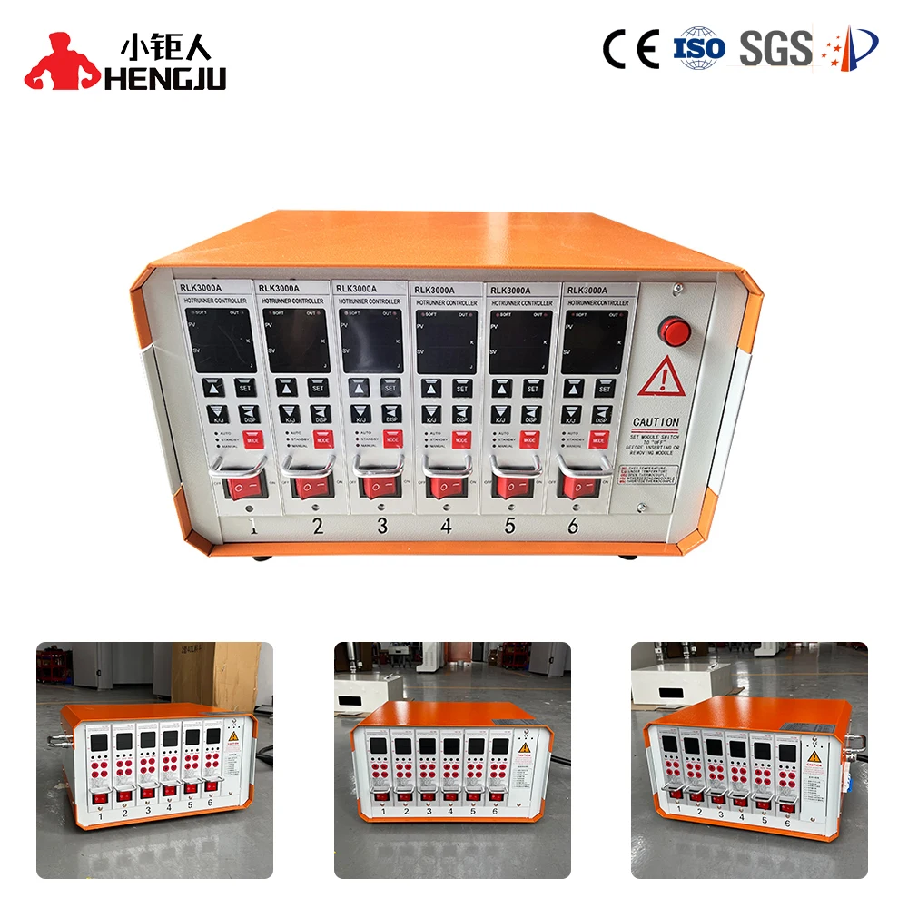 Industrial 6 Zone/8 Zone/12 Zone Hot Runner Temperature Controller Module System For Plastic Injection Molds Components
