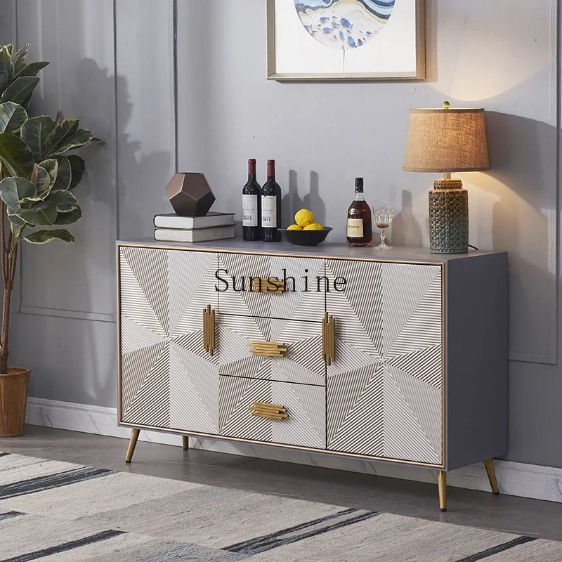 

Simple modern home door solid wood multi-function blue storage large-capacity cabinet FT