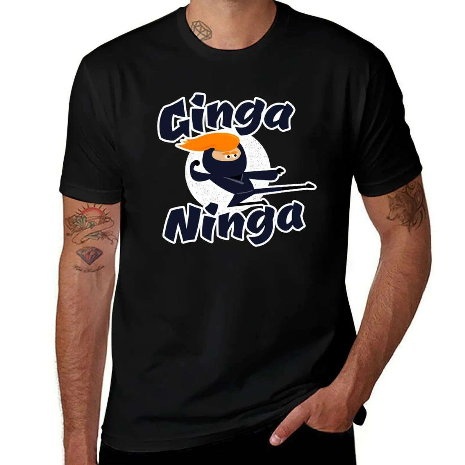 

Ginga Ninja - Readhead Martial Artist T-Shirt t shirt personalised g man t shirts for men T-Shirt
