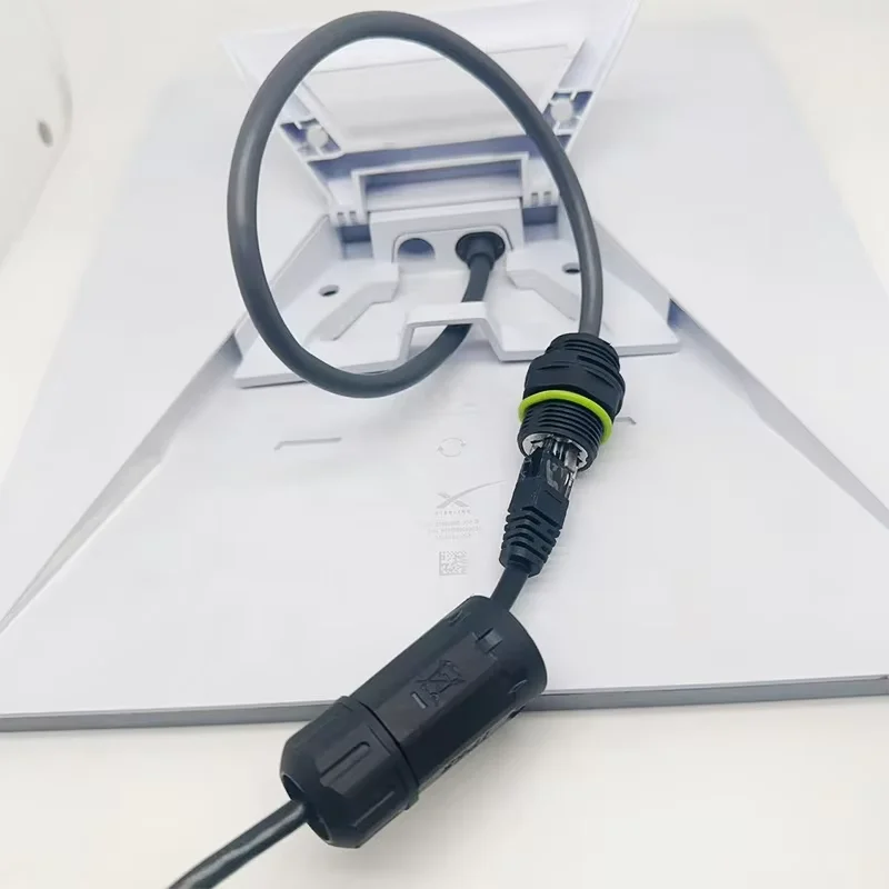 Starlink Mini Gen3 V3 SPX Extender to RJ45 Adapter, IP68 Waterproof CAT6 Gigabit Ethernet Cable Connector