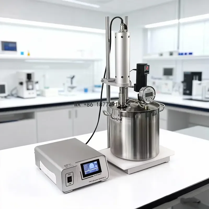 wmwmnu Laboratory Ultrasonic Cell Crusher Disruptor Sonicator 3000W 5L 20KHz Ultrasonic Extraction Homogenizer Liquid Mixing