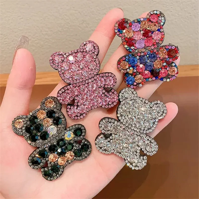 

1PC New Princess Little Bear Girls Lovely Hairpins Children Headwear Hairgrip BB Hair Clips Barrettes Hair Accessories