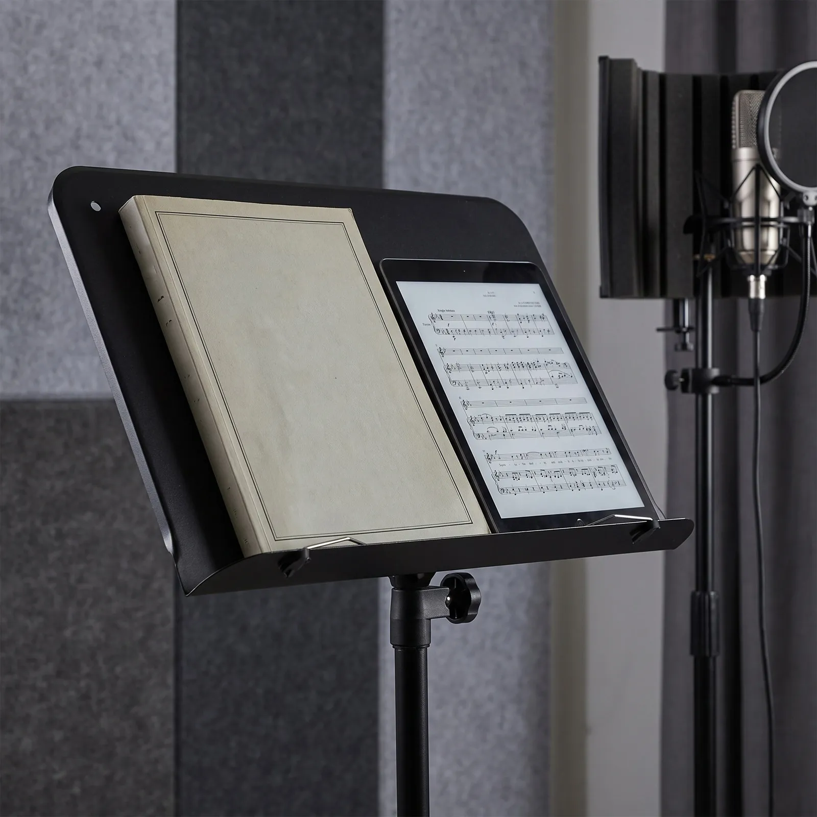 Portable Collapsible Music Stand Adjustable Height Folding Metal Tripod Support Band Performance Instrument Music Score Holder