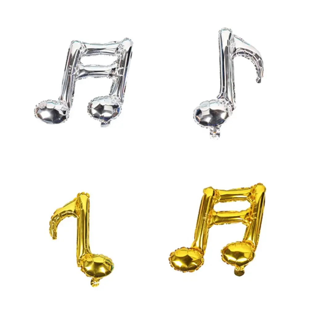 

4 Pcs Music Note Aluminium Foil Balloons Party Decorations Birthday Wedding Bridal Shower Christmas Festival Supplies
