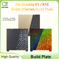 Creality K1C Build Plate 3Dprinter Heat Paper Creality k1 Build Plate Smooth H1H PEO PET Texture PEI Sheet 235x235 310x315mm