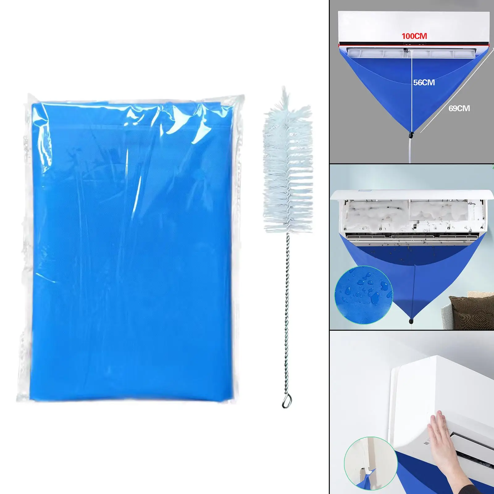 تكييف الهواء حقيبة تنظيف مكيف الهواء غطاء تنظيف لمط ل الحائط مكيف الهواء تنظيف غطاء حقيبة أداة