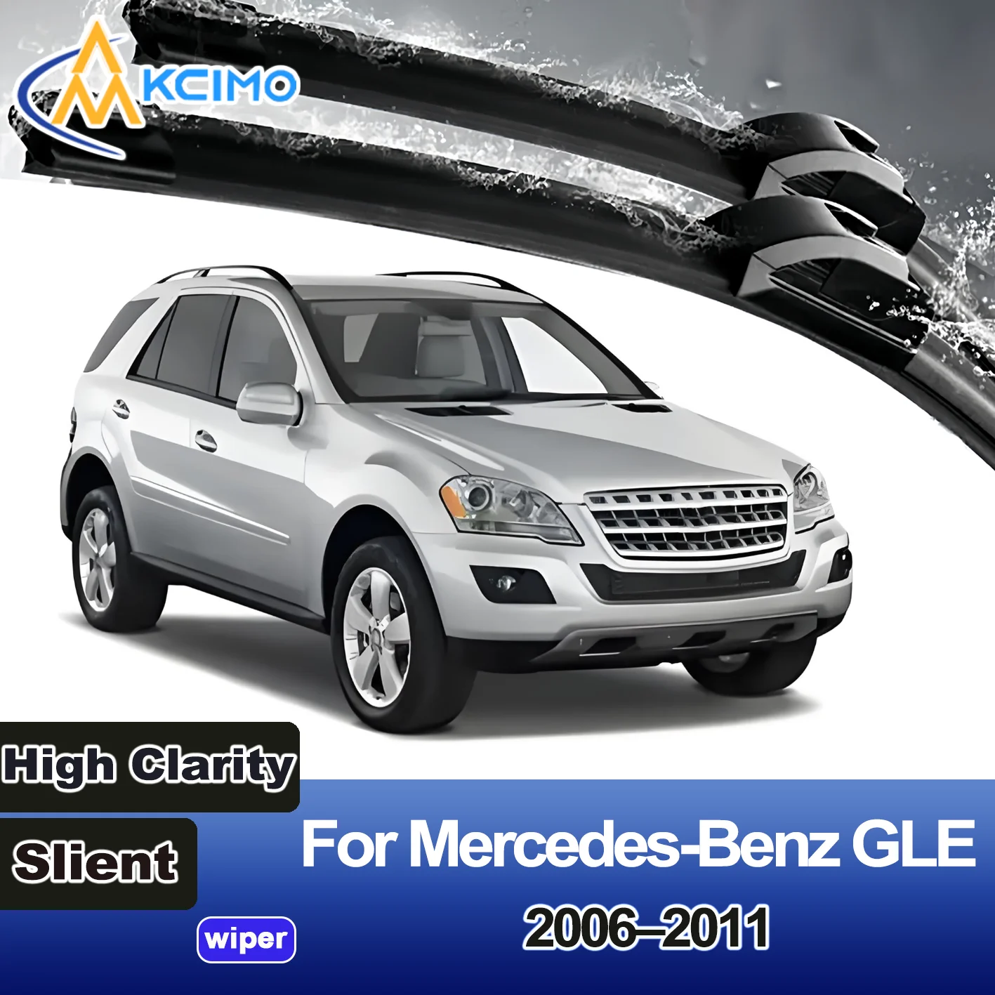 

2PCS New Front Windshield Wiper Blade for Mercedes-Benz GLE W164 2006-2011 Front Windshield Auto Wipers Blade Accessories 2011