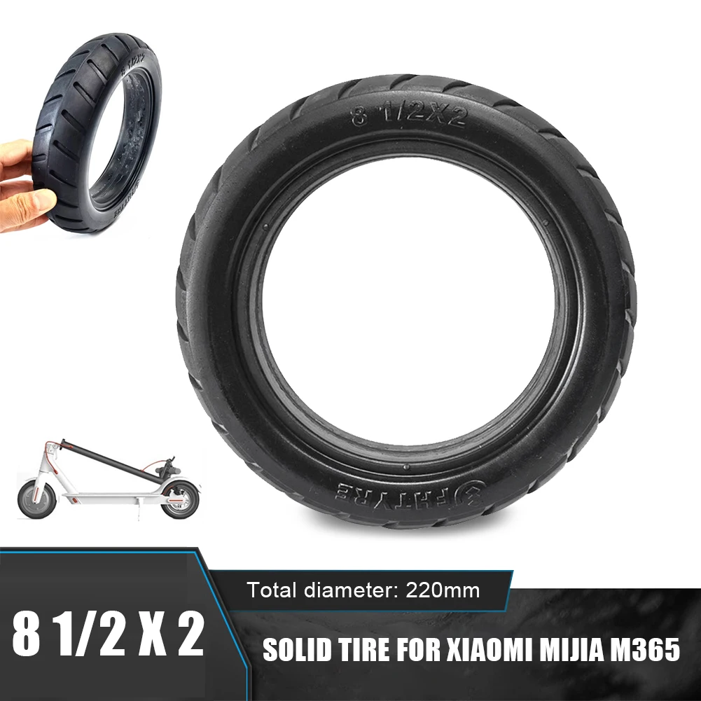 NEW 8.5 Inch Rubber Solid Tire For Xiaomi Mijia M365/1S/Pro/Pro2 Electric Scooter 8 1/2X2 Non-Slip Damping Tyre Tubeless tyre