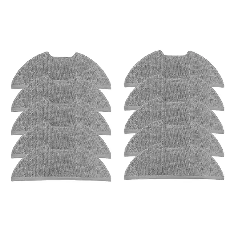 

10 шт. моющихся салфеток для швабры для роботов-пылесосов Obode A8 / Eureka E10S / ETA AURUM Pro 624, аксессуары, насадка для швабры-A77G