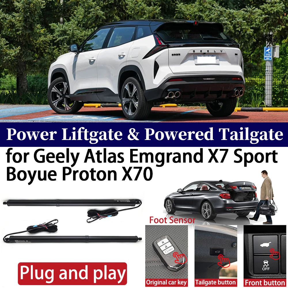 for Geely Atlas Emgrand X7 Sport Boyue Proton X70 Car Auto Power Electric Tailgate Liftgate Trunk Closer System Boot Lift Motor
