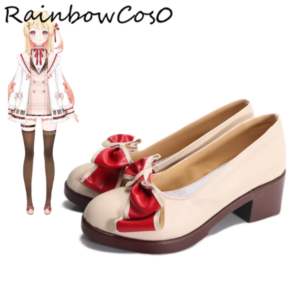 

Otonose Kanade hololive regloss Virtual YouTuber VTuber Cosplay Shoes Boots Game Anime Party Halloween RainbowCos0 W5331