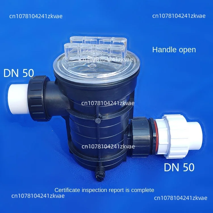 

For Barber shop bath pool Hair filter Drainage anti-blocking filter Water pump prefilter Anti-blocking filter connection pipe