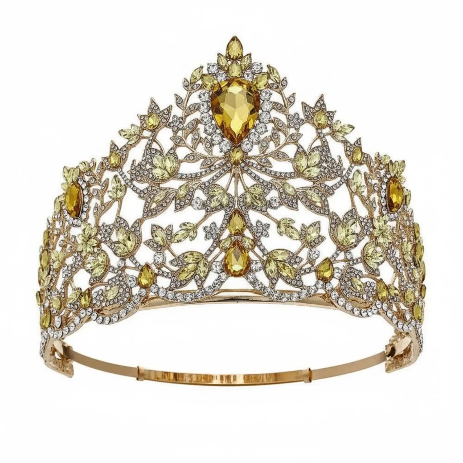 baroque-pageant-crown-elegant-design-adjustable-queen-crown-sparkling-bridal-headpiece-luxury-look-full-circle-crystal-tiara