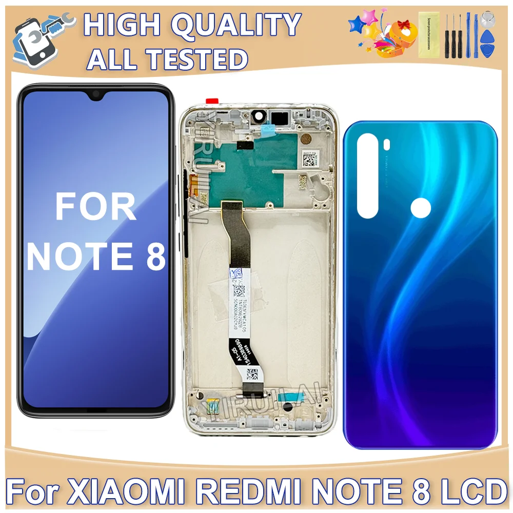 6.3‘’Display For Xiaomi Redmi Note 8 Display LCD Touch Screen Assembly Replacement For Redmi Note 8 LCD M1908C3JH Department