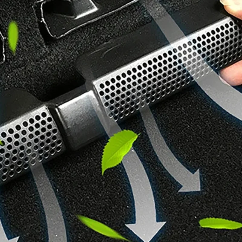 2pcs for SEAT Ateca Tarraco Koraq Kodiaq Under Front Seat Rear Footwell Air Duct Outlet Vent Grille Cover
