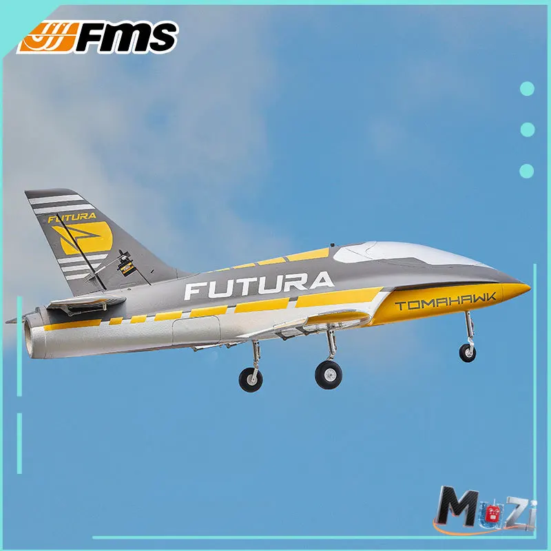 طائرة FMS RC 64 مللي متر فوتورا توماهوك مع اللوحات مدرب رياضي مروحة أنبوبية EDF Jet 3 ألوان نموذج طائرة هواية طائرة Avion PNP