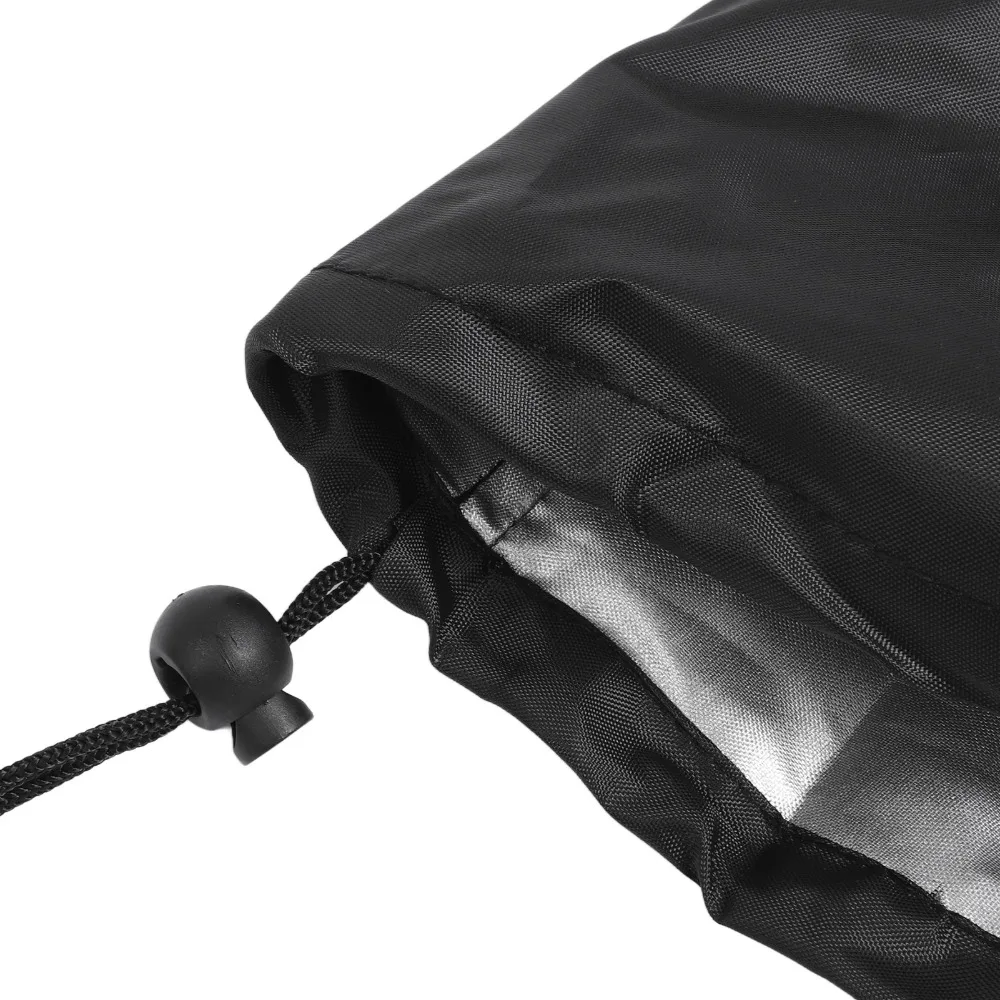 

Полностью защитный чехол для костровой чаши из ткани Оксфорд, водонепроницаемый, черный, для уличного гриля и камина